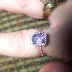 Genuine AMETHYST 10k gold